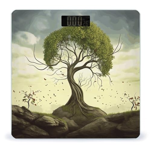 Báscula Digital para Baño con Pantalla LCD y Vidrio Templado miniatura 1