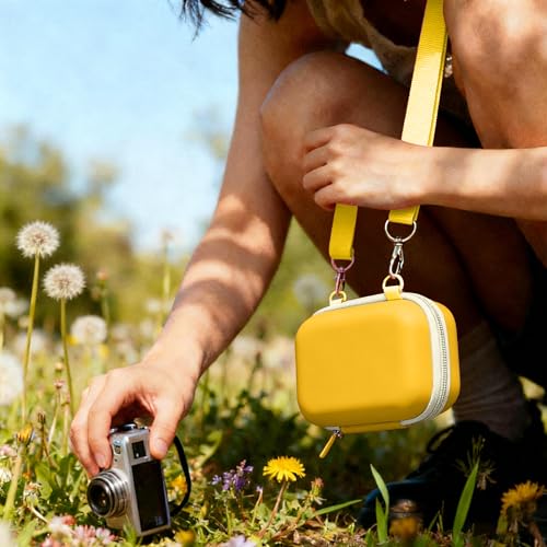 Housse de protection pour appareil photo numérique EUXOR QUNVAL étui jaune - 7