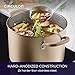 Circulon Premier Professional Hard Anodized Nonstick Cookware Induction Pots and Pans Set, 12 Piece, Bronze