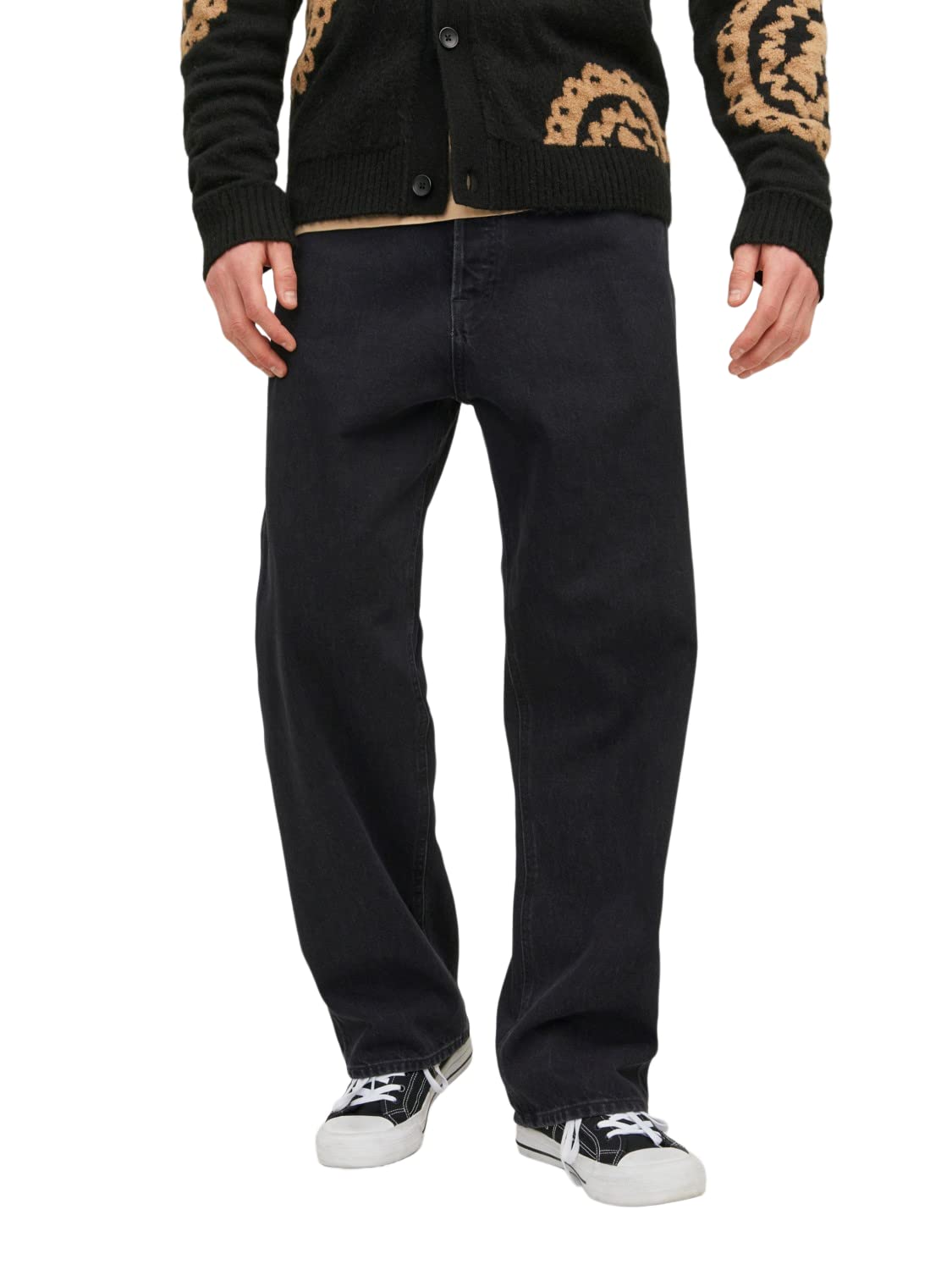 JACK & JONES Men's Jjialex Jjoriginal Sbd 306 Noos Jeans, Black Denim, 30W / 34L