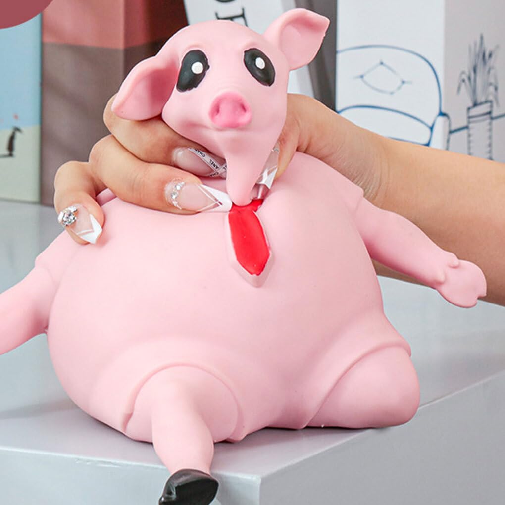 Amazon | WISSPKYO 抗ストレスおもちゃ 伸縮性のあるピンクの豚