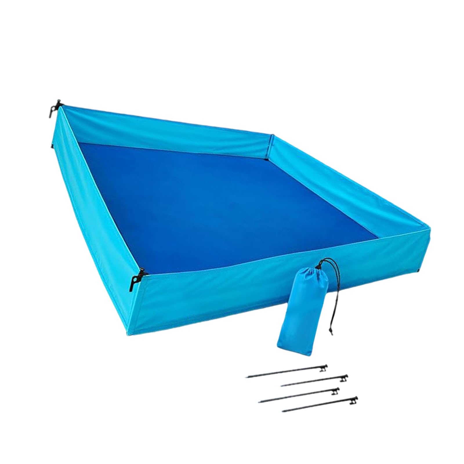 Esterilla antiarena avanzada para la zona de actividad de los niños. Tejido fuerte y anclaje al suelo resistente al viento Season Beach Essential Gear