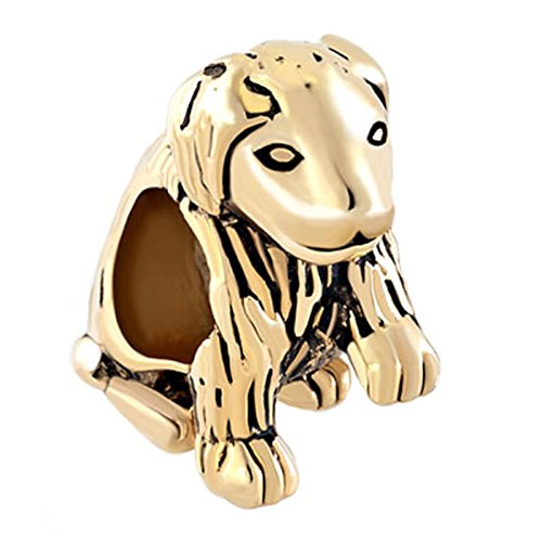 Image of Dog Pet Animal Bead Charms for Bracelets (Puppy Dog)