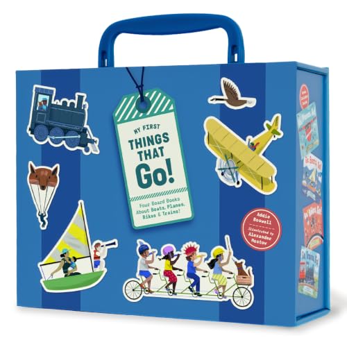 My First Things That Go: A Box Set of 4 Toddler Board Books: Boats, Planes, Bikes, and Trains for Toddlers 1-3 (Things That Go Series)