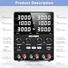 NICE-POWER Dual DC Power Supply Variable: 30V 10A Adjustable Switching Regulated Series (60V 10A) Parallel (30V 20A) High Precision 5V/2A USB Port Bench Lab Power Supplies