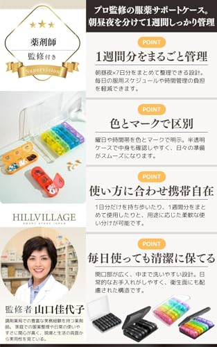 HILLVILLAGE ピルケース 薬ケース の商品画像 1