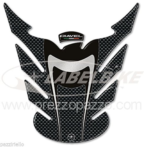 PARASERBATOIO ADESIVO RESINA ROSSO PER DUCATI DIAVEL 1200 2010-2014