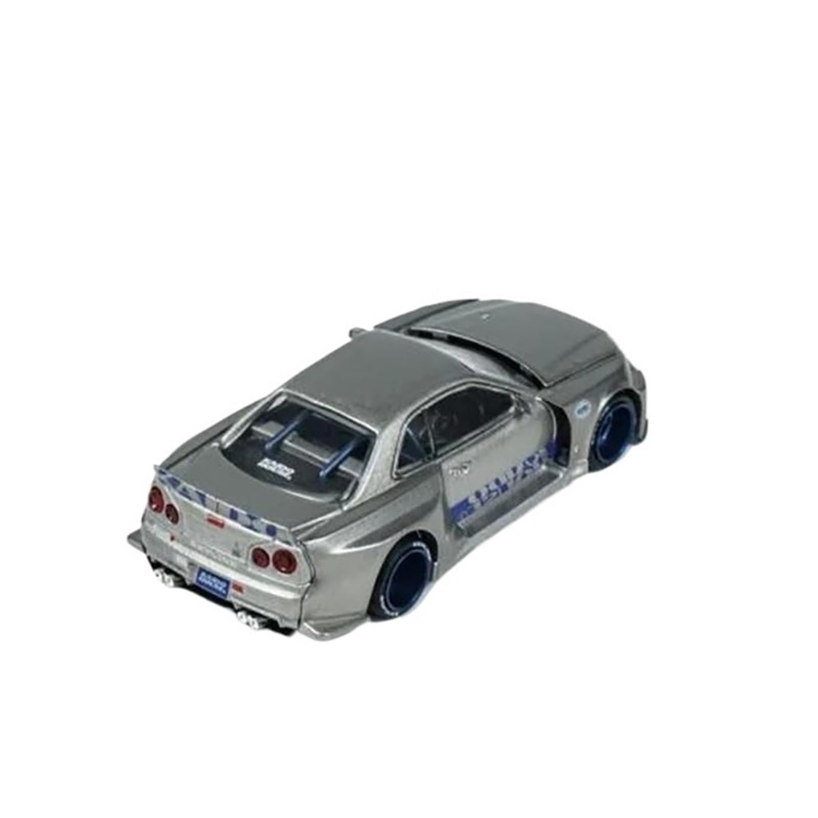 Metallo Scala Replica 1 64 Per Nissan Gtr R34 Modello di auto simulata pressofuso Collezione decorazioni per la casa Hobby Veicoli Giochi Set