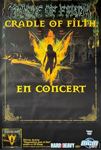 Poster Cradle Of Filth 80x120 cm grande affiche decoration murale gothique rock
