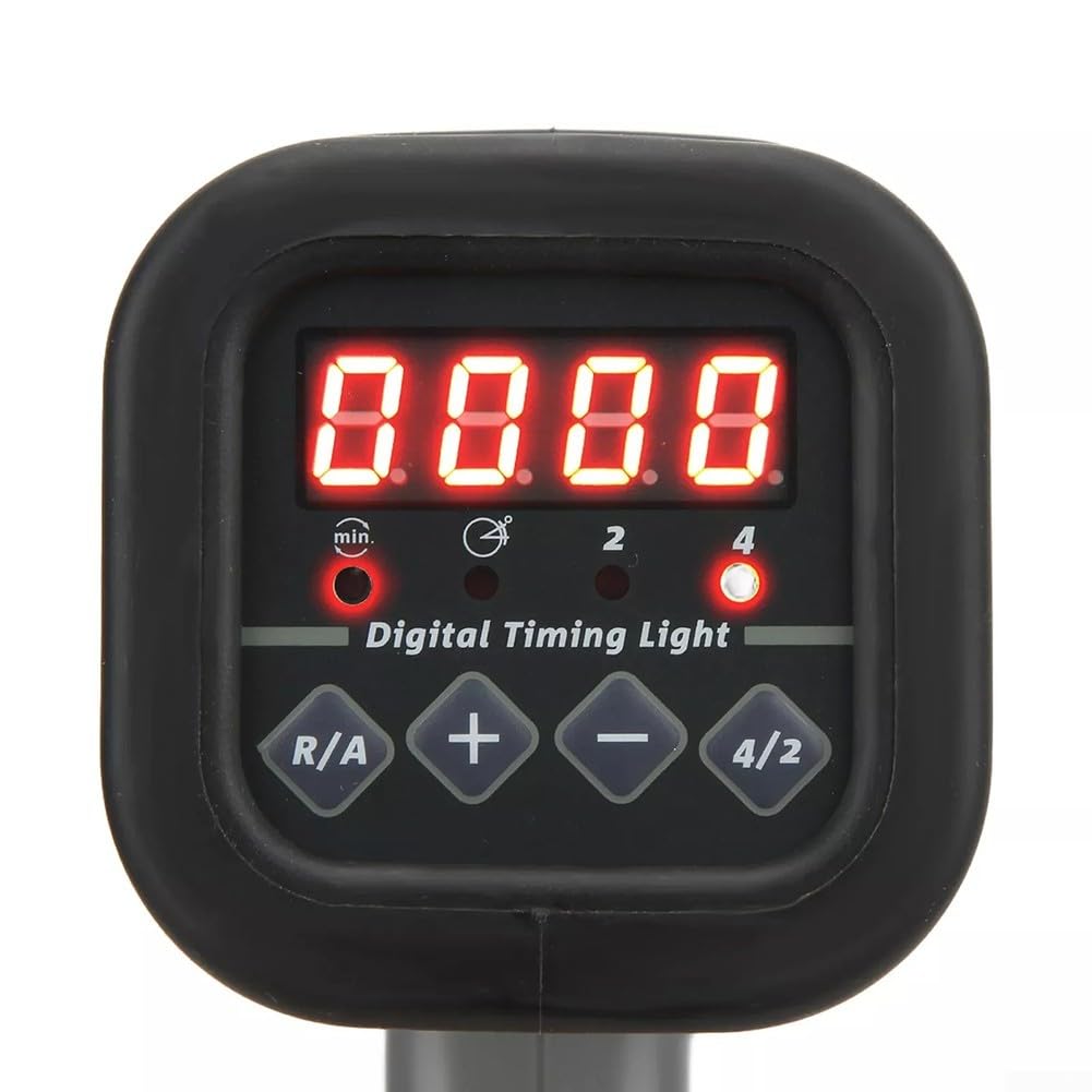Luz de sincronización estroboscópica para ajuste de encendido de vehículos, construcción ABS y operación simple