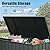 Domi Deck Box 100 Gallon Outdoor Storage Box, Large Metal Storage Cabinet Waterproof Lockable Container for Patio Furniture Cushions Garden Tools Pool-Supplies, Dark Grey