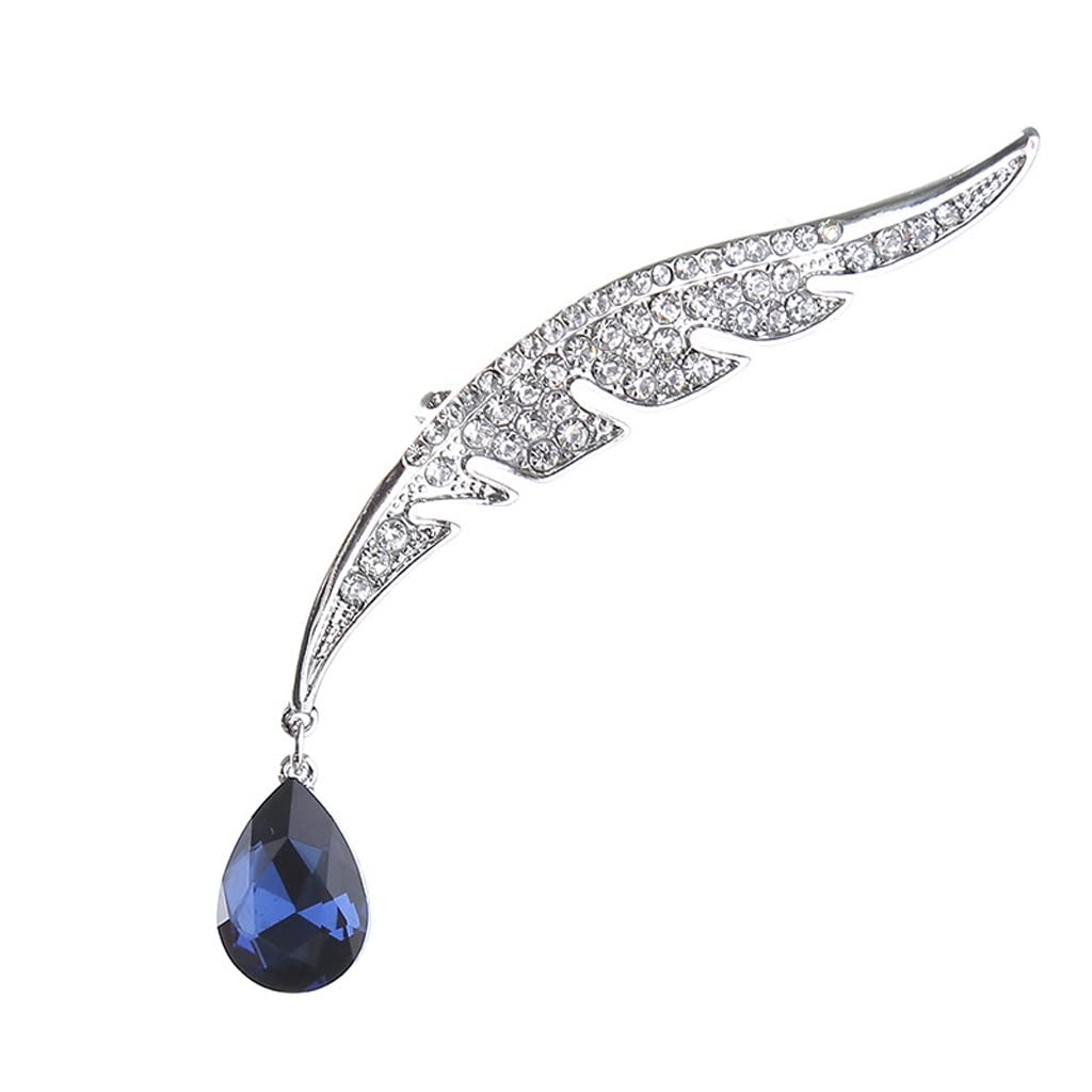 Broche de résidence en cristal chic à porter au bureau ou pour un cocktail élégant