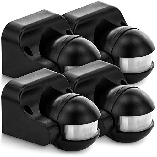 deleyCON 4X Infrarouge Détecteur de Mouvement Émerger Montage Mural À l'intérieur A l'extérieur...