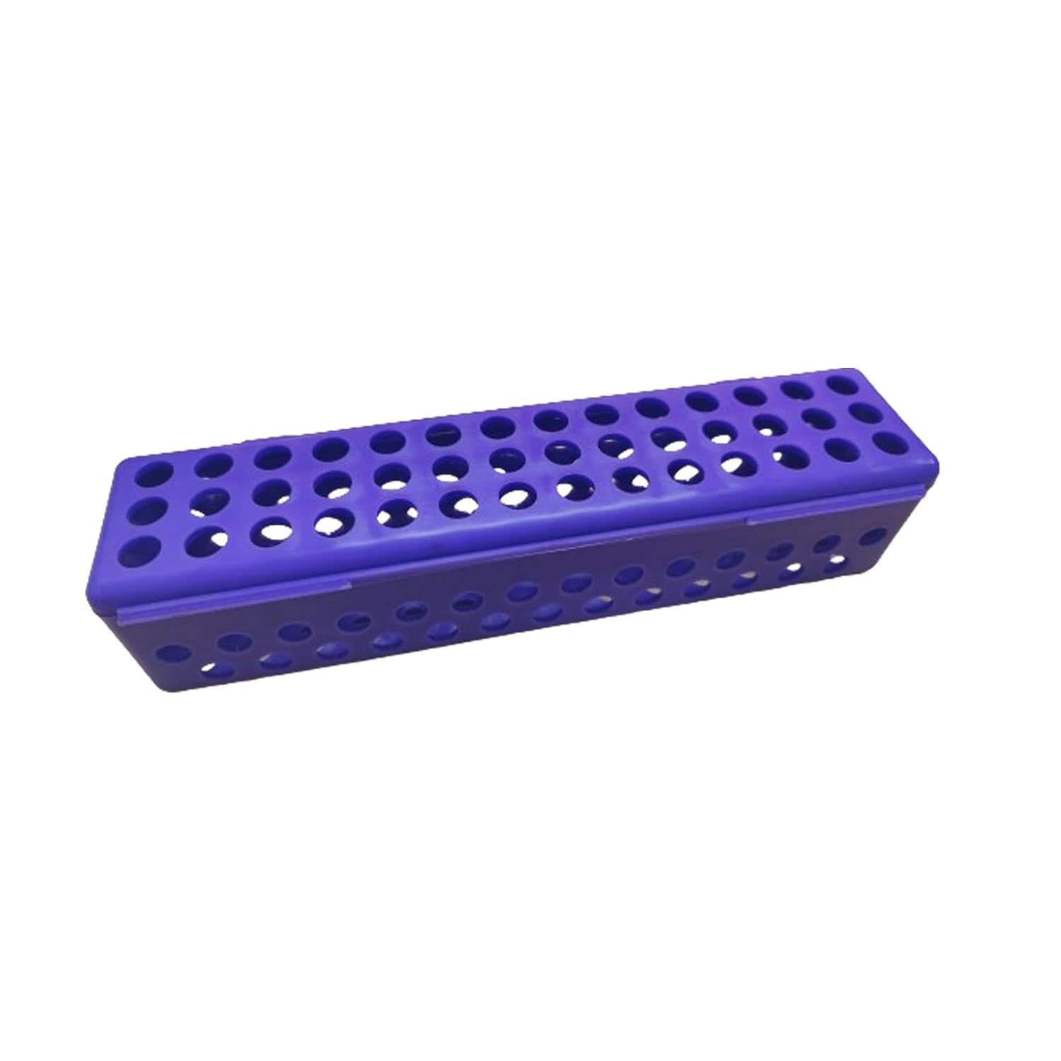 Easyinsmile Dental Instrument Sterilization Box Dental Autoclave Plastic Sterilization Cassettes Box (Purple)