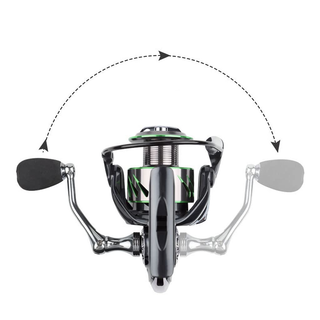 Carrete giratorio de metal, caña de mar, carrete de pesca de larga distancia, accesorios de pesca, equipo de pesca para cebo vivo (tamaño : JK1000)