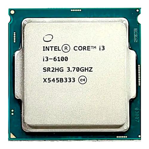 Intel Core i3-6100 3.70 GHz Dual-Core Quad-Thread 3 MB Cache 51 W CPU Procesador LGA 1151