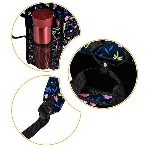 Cartable multicolore 35cm pour filles et garçons avec bretelles réglables