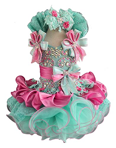 Infant Toddler Baby Newborn Little Girl's Pageant Party Birthday Dress G0152