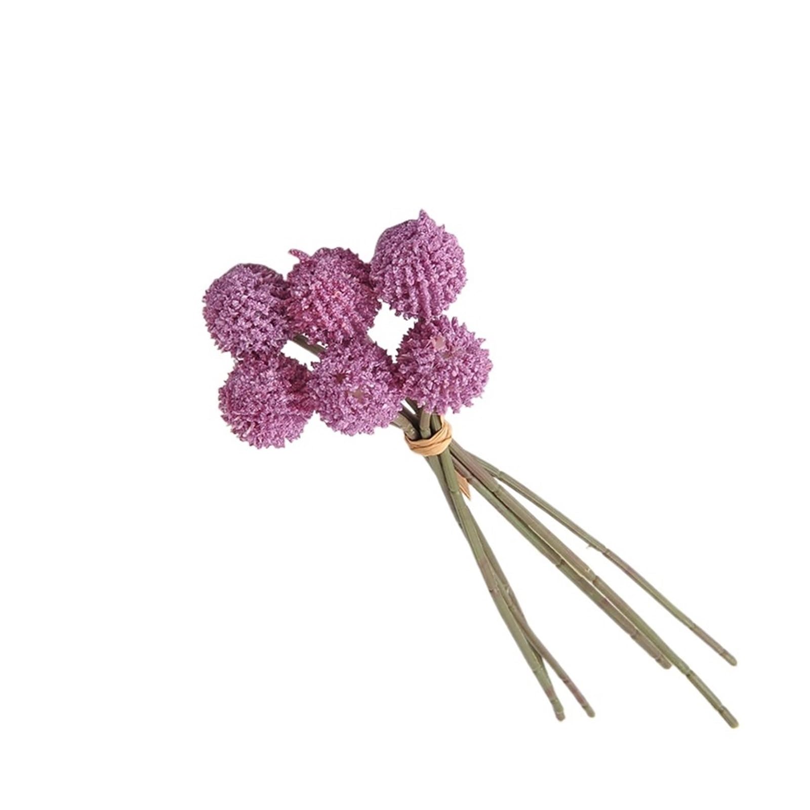 Casetlong 30Pcs Artificial Flower For Wedding Decor Bouquet Accessories Home Decoration Party Arrangement(Purple)