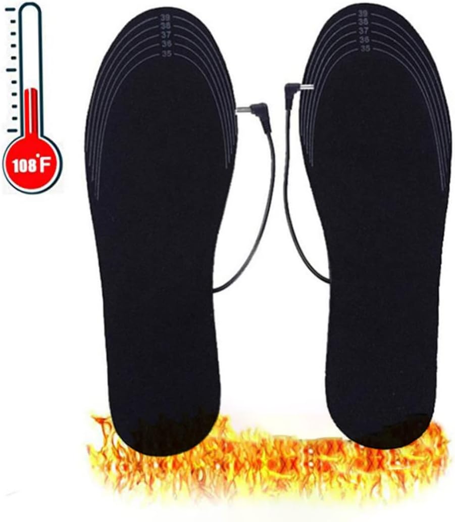 Heated Insoles Cut to Fit Diagram