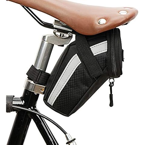 Fahrradtasche reflektierende Sattel Tasche Werkzeugtasche MTB Fahrrad Taschen Handyhülle Sattelstütze Satteltaschen Rücktasche Cover