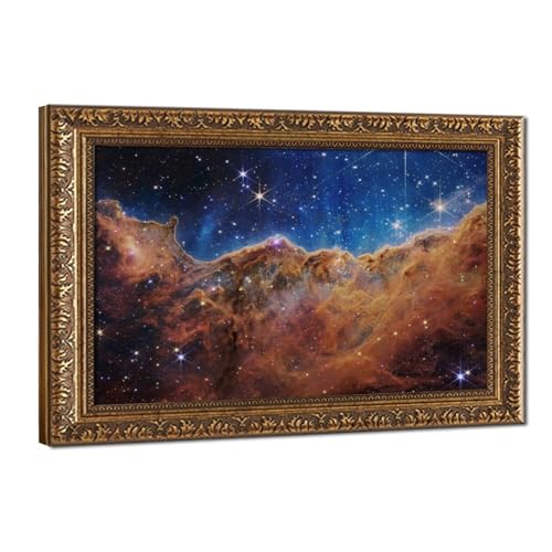 Impression toile James Webb Carina Nebula déco salon et bureau