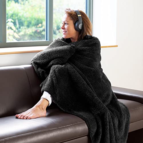 Snug Rug Sofaüberwurf Decke Sofa Kuscheldecke Decke Fleecedecke - Original Luxury Hochwertige Sherpa Werfen Warm Fleece Couchdecke… – Ansicht 2