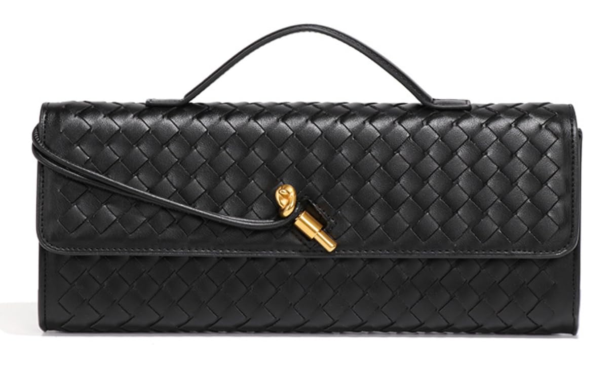 Suede Woven Evening Clutch Purses Women Crossbody Shoulder Hobo Handbag