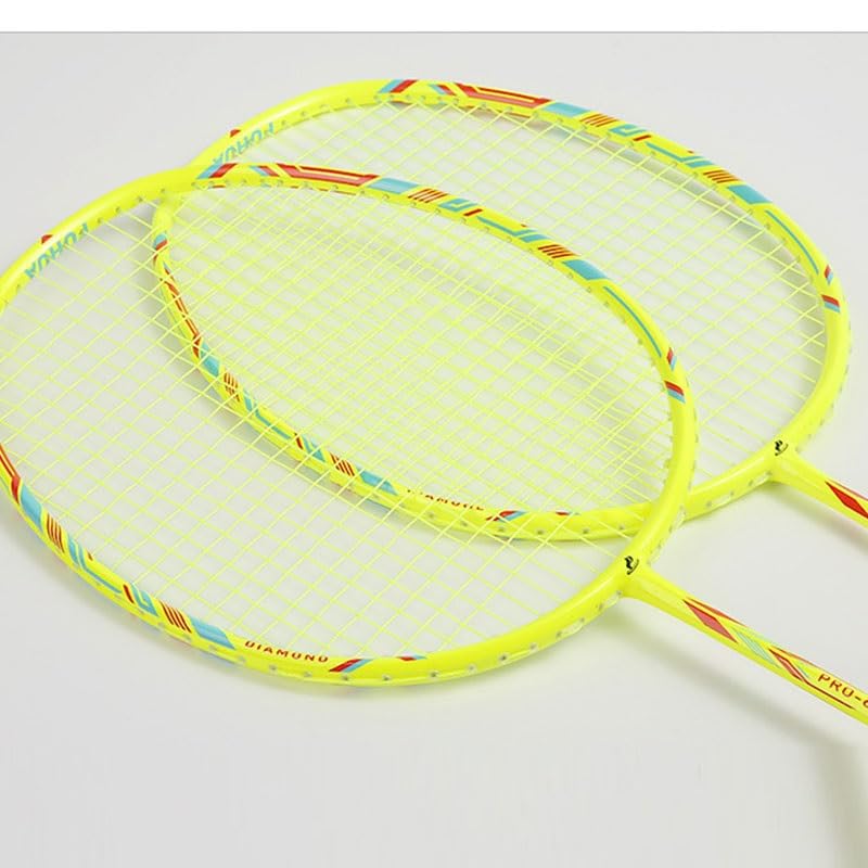 Badminton Racket Racket Fast Rebound Professional Training Racket Set(Blue)
