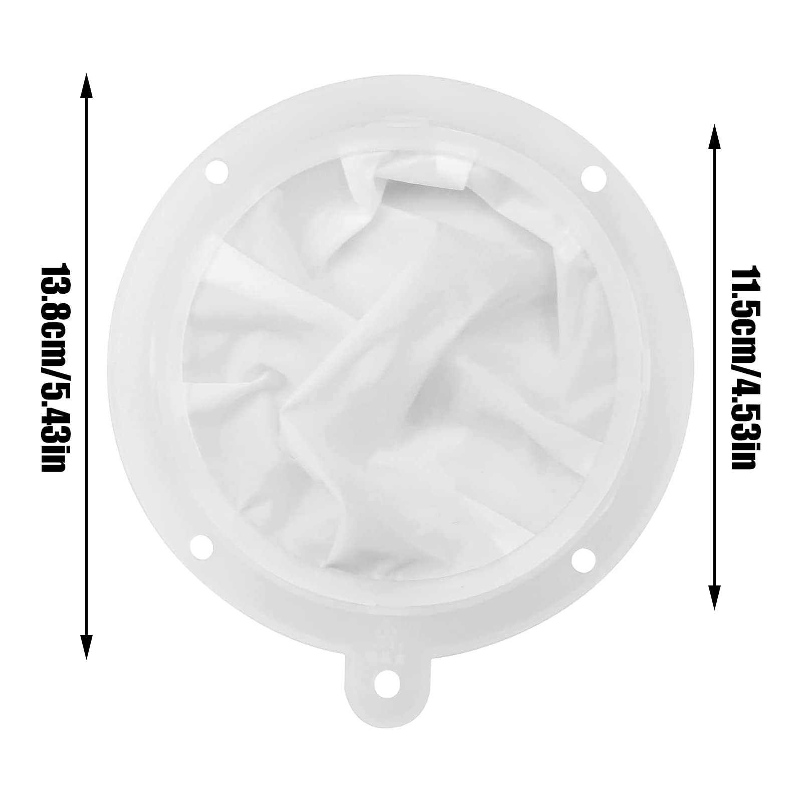 Set 3 Filtri A Rete Riutilizzabili | 200/300/400 Mesh Per Alimenti - Nylon Per Succo, Vino, Latte