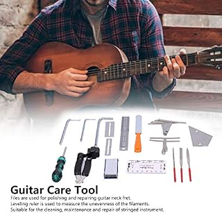 JOPESA Outil de réparation de Guitare Solide Kit de réparation de Guitare en Acier Inoxydable à Surface Lisse for Le… - Les Beatles, Paul McCartney, John Lennon, RIngo Starr, George Harrison JOPESA Outil de réparation de Guitare Solide Kit de réparation de Guitare en Acier Inoxydable à Surface Lisse for Le… – Image 6