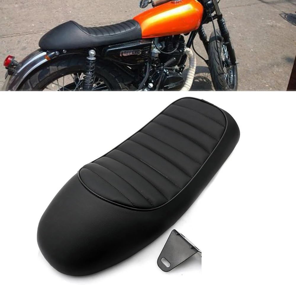 XSR125 茶 カスタムシート シングル/ブラウン RE46J XSR155 完成品