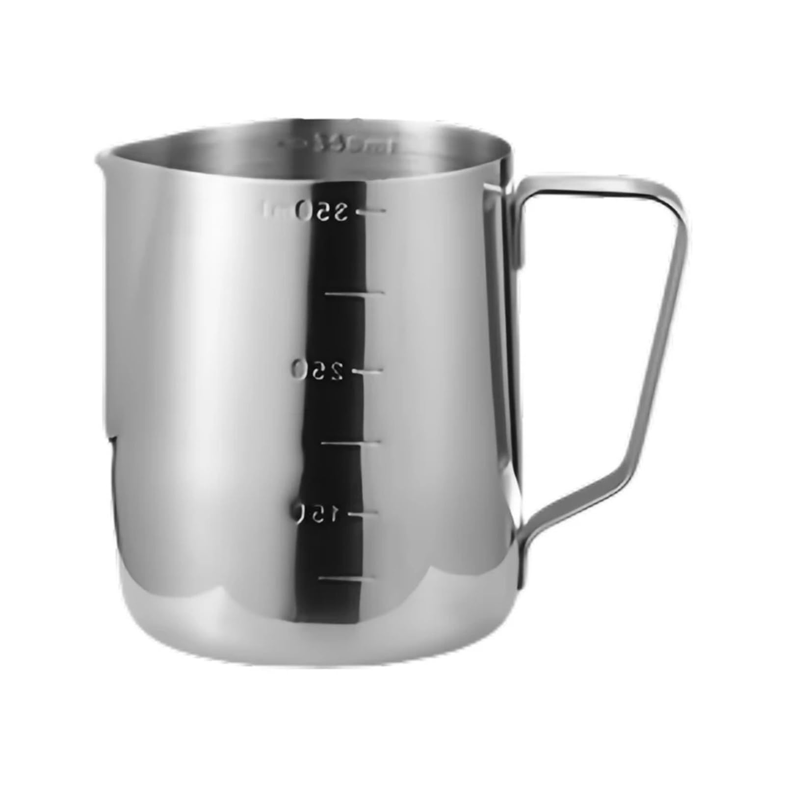 Jarra Para Espumar Leche Jarra de espuma de leche de 350/600/900ml, taza de café Espresso de acero inoxidable, jarra de espuma de Barista con boca afilada, accesorios for cocina y cafetería(900ml)