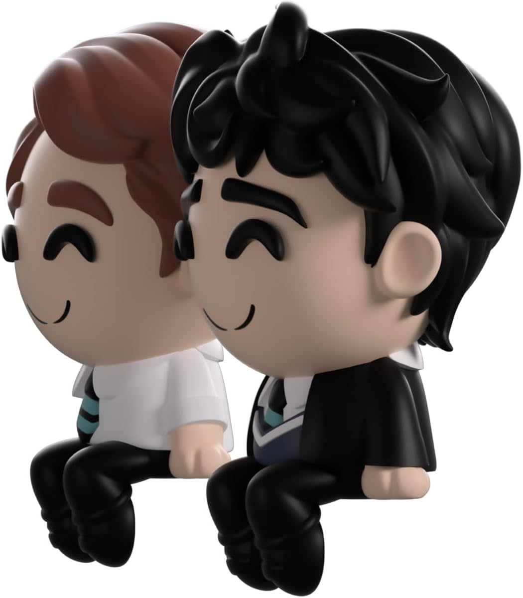 Youtooz - Vinyl Monitor Buddies - Heartstopper Nick and Charlie Figures - Desk Display Collectibles for Fans - 2.5" Official Heartstopper Collectible