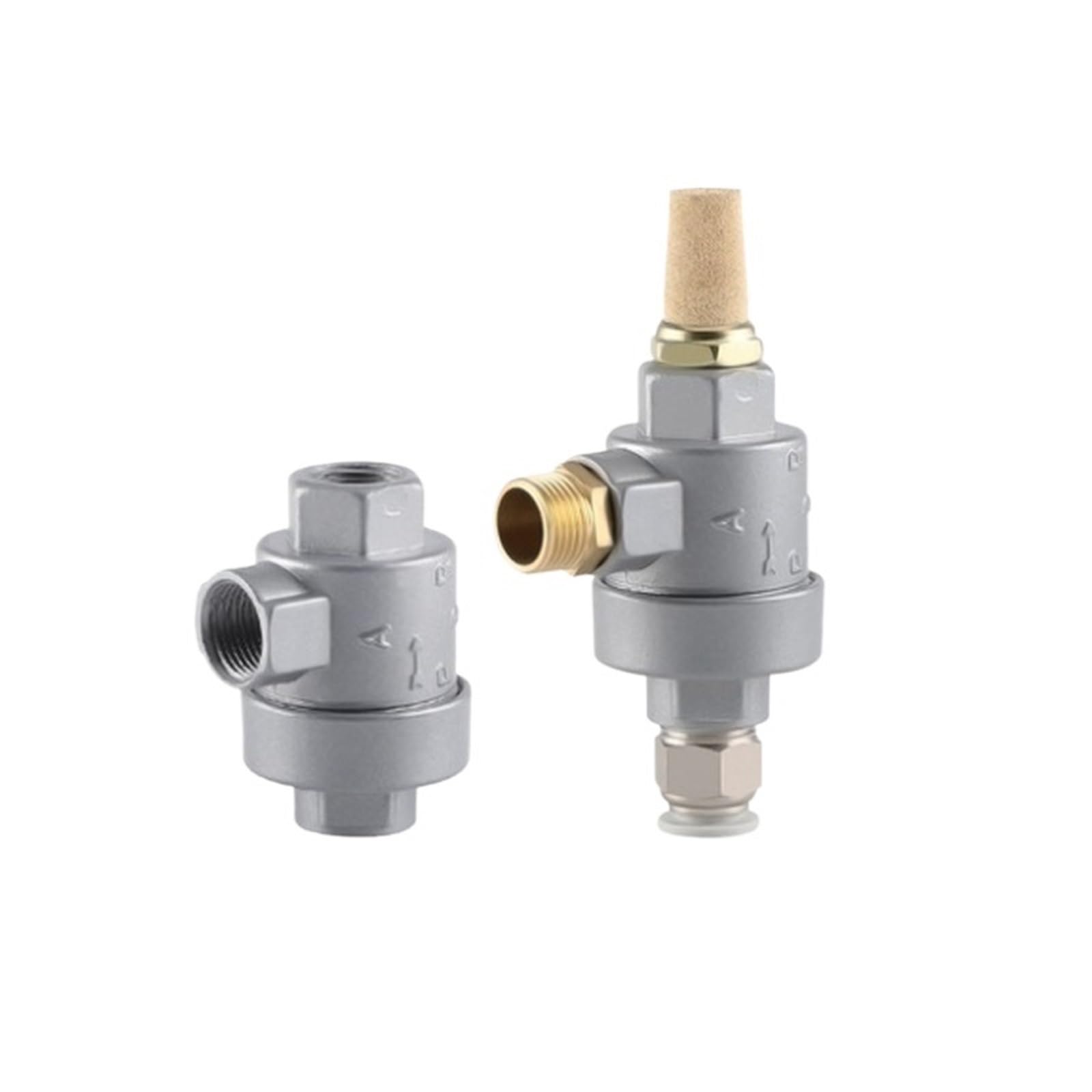 Air Release Valve XQ Quick Exhaust Valve Pneumatic Quick Exhaust Valve XQ171000/XQ170600/XQ171500 Cylinder Speed-Up Accessories(XQ171000)