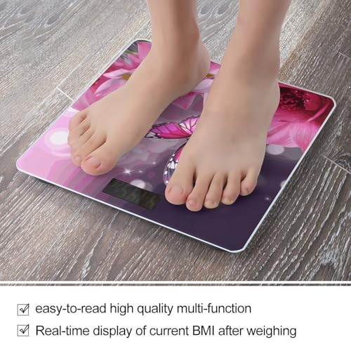 Báscula Digital de Baño con Plataforma Amplia y Pantalla LCD miniatura 5
