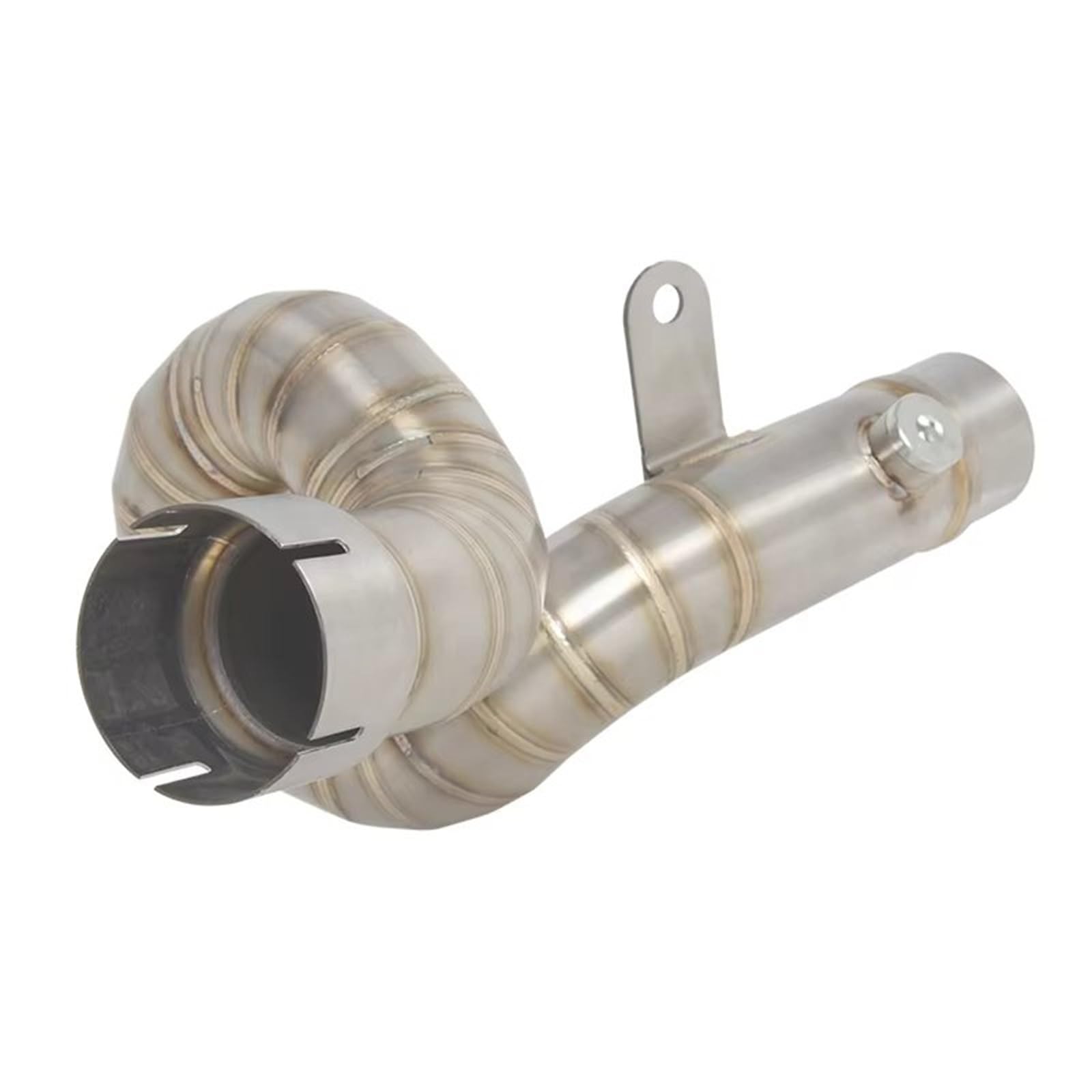 Scarico Slip On Compatibile Con Per Ninja ZX6R 2023 2024 Moto Di Scarico Per Fuga Moto In Acciaio Inox Metà Di Collegamento Tubo Per Collegare Marmitta