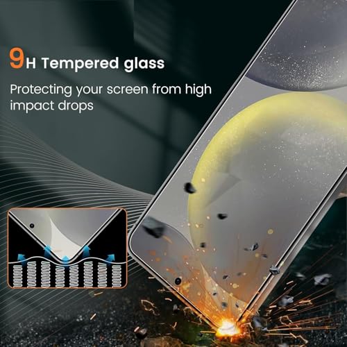 Image of MACLEN 100% Fingerprint Working AG Matte Tempered Glass For Samsung Galaxy S24 5G (Gamming Temper) Full HD Edge to Edge Coverage, 9H Hardness /Matte Glass