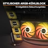 be quiet! Pure Loop 3 LX 240mm AiO CPU Wasserkühlung, ARGB-Beleuchtung – Ansicht 2