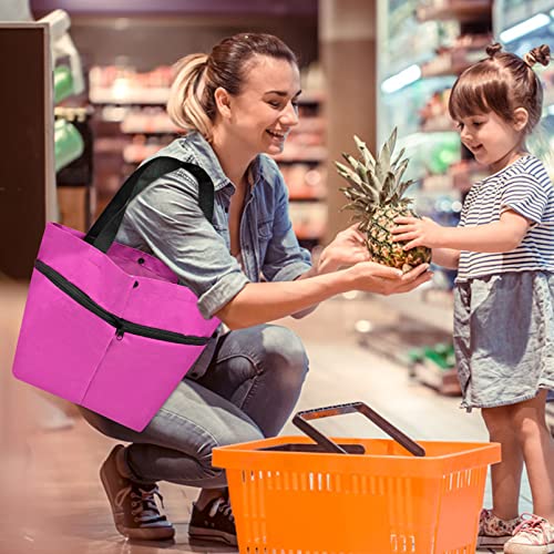 YAXIDAEVER Faltbare Trolley-Taschen,Einkaufstrolley Einkaufstasche mit Rollen,2 In 1 Faltbare Einkaufswagen für Zuhause… – Bild 8