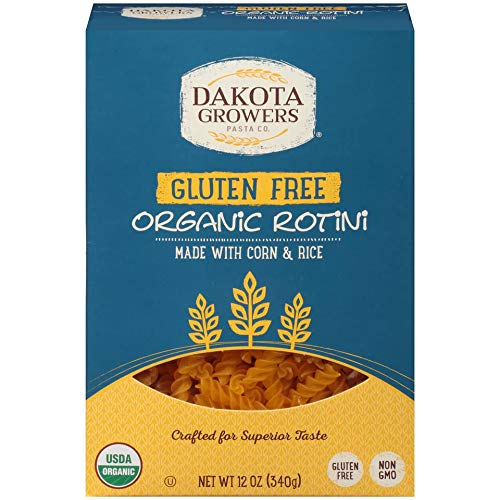 Dakota Growers Organic Gluten Free Rotini Pasta, 12 Ounce -- 12 per case.