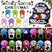 MINGOMINGO 25 Pack Led Light up Rings & Glow Rings Bulk Party Favors - 3-Mode Flashing LED Jewelry, Christmas Party Favors, Stocking Stuffers for Kids, Treasure Box Toys for Classroom, Easter Egg Fillers