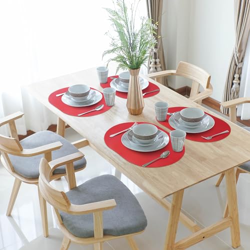 Sets de table en silicone isolant de qualité supérieure - 6