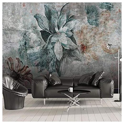 Carta da parati foto 3D vintage fiore camera da letto ristorante cucina sfondo murale decorazione della casa carta da parati soggiorno @ 150 * 105 cm