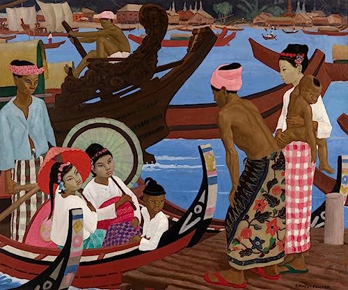 Peinture moderne l'Embarquement Ernest Procter, impression sur toile de qualité