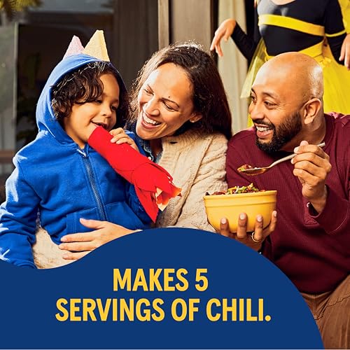 Image of BUSH'S BEST 15.5 oz Canned Chili Magic Chili Beans Starter Classic Homestyle, Source of Plant Based Protein and Fiber, Low Fat, Gluten Free, (Pack of 12)