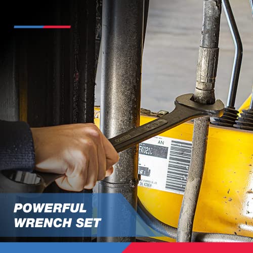 Neiko 03125A Heavy Duty Wrench Set | 6 Piece | Sae | 12-Pt Combination Box Ends #TOP4