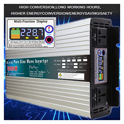 Onduleur solaire pure sinus 24V 4000W pour l'autonomie en camping-car et van aménagé - 5