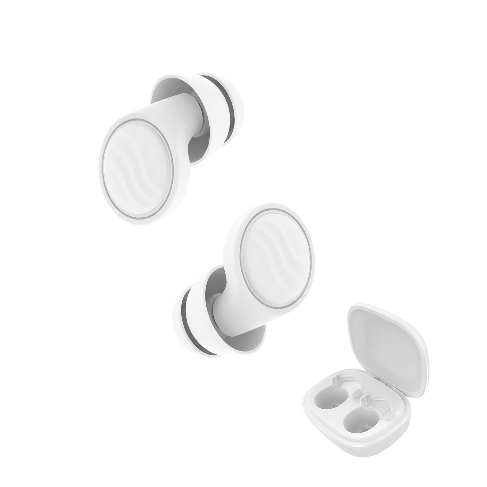 Boule quies, Bouchon d'oreille pour dormir réutilisables antibruit avec 7 paires d'embouts en silicone, bouchons de couchage pour étudier, se concentrer, voyager et assister à des concerts