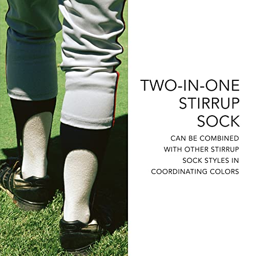 Augusta Sportswear Youth Baseball Stirrup High-Performance Softball and Soccer Knee-Length Athletic Socks3